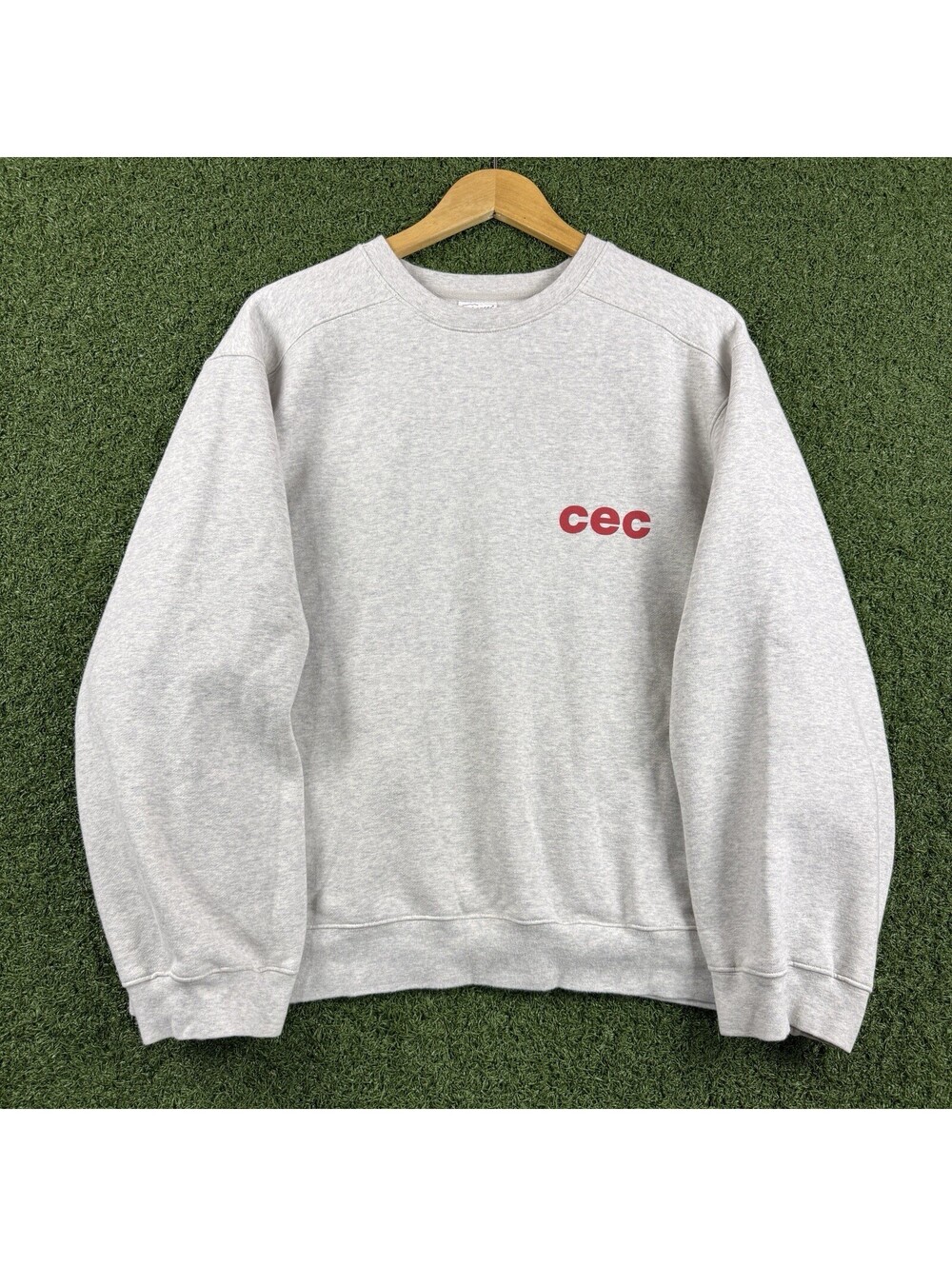 CEC Sweatshirt Oatmeal Fleece ChanceChance Original Champion Size S Streetwear